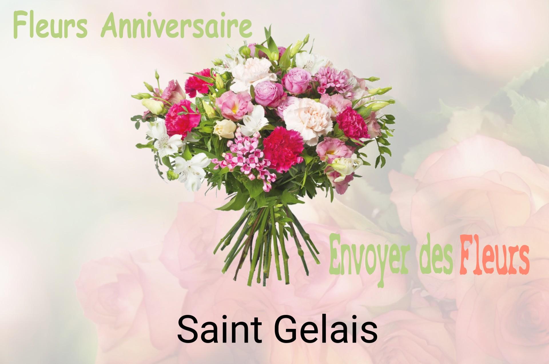 Bouquet de fleurs d’anniversaire livré à Saint-Gelais