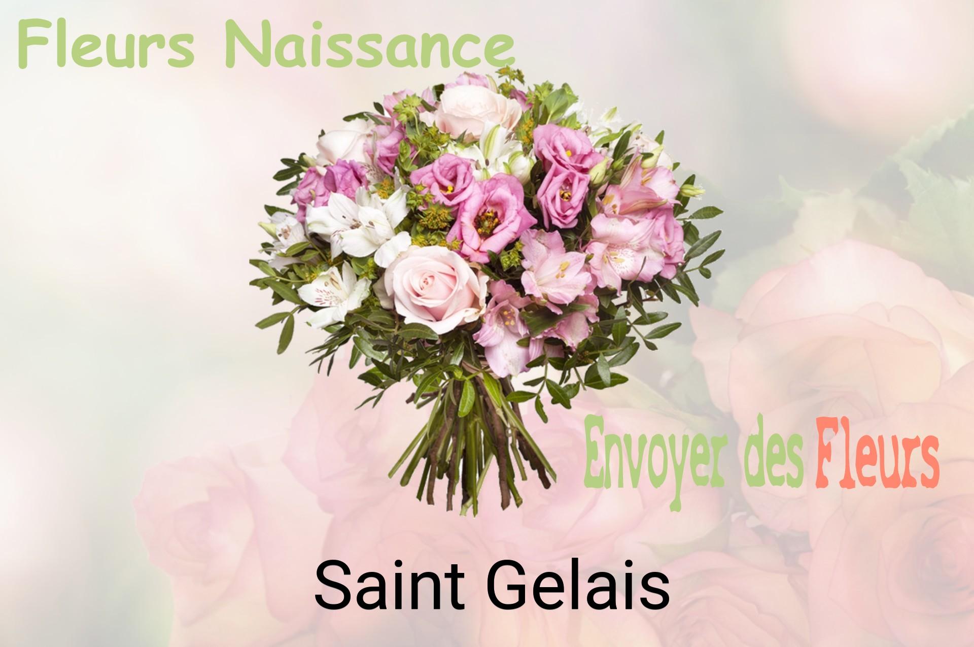 Bouquet de fleurs de naissance livré à Saint-Gelais